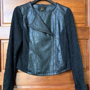 Leather & Lace Moto Jacket